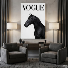 Black Monochrome Vogue Stallion