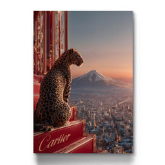 Cartier Leopard Overlooking City
