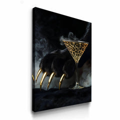 Black Panther Claw & Leopard Martini