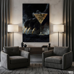 Black Panther Claw & Leopard Martini