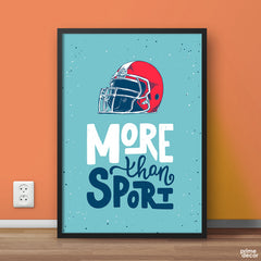 More Than Sport | Fashion Poster Wall Art