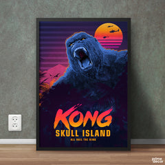 Kong Skull Island 80's Style | Poster Wall Art