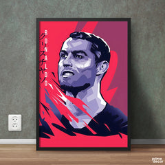 CR7 Vector Legacy | Cristiano Ronaldo Pop Art | Poster Wall Art