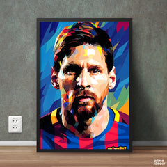 Messi Vector Legacy Pop Art | Poster Wall Art
