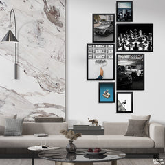 Millionaire's Life Style (7 Panel) Fashion Wall Art