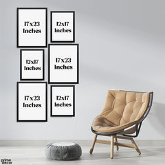 Urban Geometry Architectural Abstracts (6 Panel) Travel Wall Art