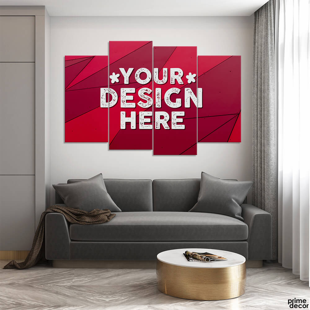 Customise Your Artwork | 4 Panels (I) - Prime Décor
