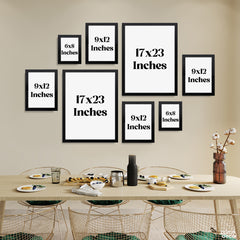 Will Work For Coffee (8 Panel) Cafe Wall Art