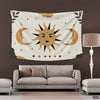 Black & Gold Moon With Sun | Nature Tapestry - Prime Décor