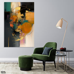 Abstract Colorful Artwork (Single Panel) Wall Art