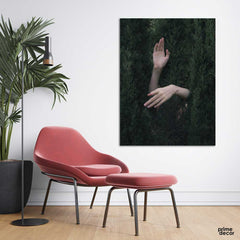 Hands in a Bush (Single Panel) Wall Art - Prime Décor