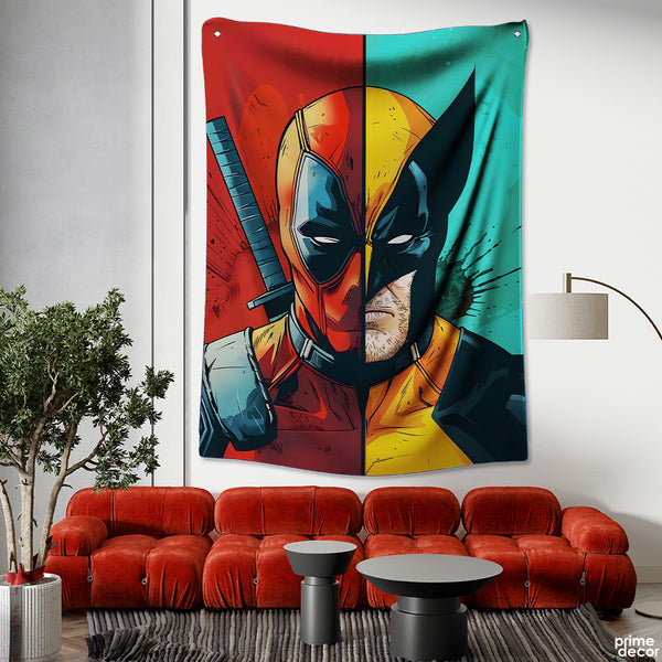 Deadpool x Wolverine | Movie Tapestry - Prime Décor