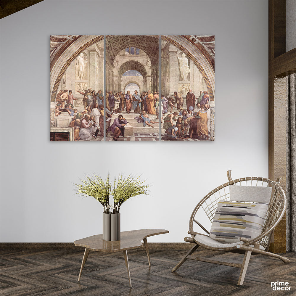 People Under the Dome (3 Panel) Classic Wall Art - Prime Décor