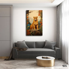 The Floral Lioness | Animal Wall Art - Prime Décor