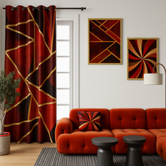 Mystic Marble Series - Maroon | Complete Decor Bundle