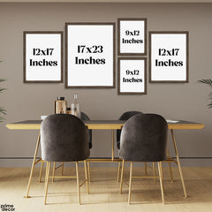 World's Aesthetic Views Artwork (5 Panel) Travel Wall Art