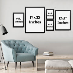 Beautiful Seasonal Flowers (5 Panel) Floral Wall Art