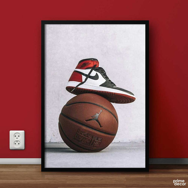 Air Jordan Football  | Sports Poster Wall Art - Prime Décor