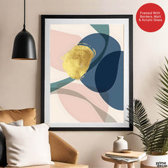 Colorful Abstract Paint Stroke Art Over Beige Background | Abstract Fashion Artwork #00238 - Prime Décor