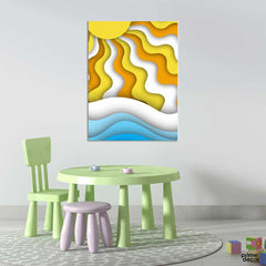 Sea or Ocean Coast Beach (Single Panel) Wall Art - Prime Décor