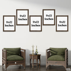 Islamic Wall Arts With Calligraphy (5 Panel) Islamic Wall Art