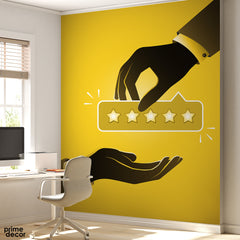Abstract Five Stars Design | Office Wallpaper Mural