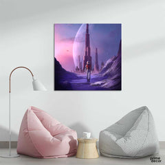 Science Fiction & Space (Square Panel) Space Wall Art - Prime Décor