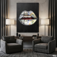US Dollar Lips