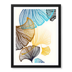 Colorful Tropical Leaves Floral Design | Abstract Floral Artwork #0032 - Prime Décor
