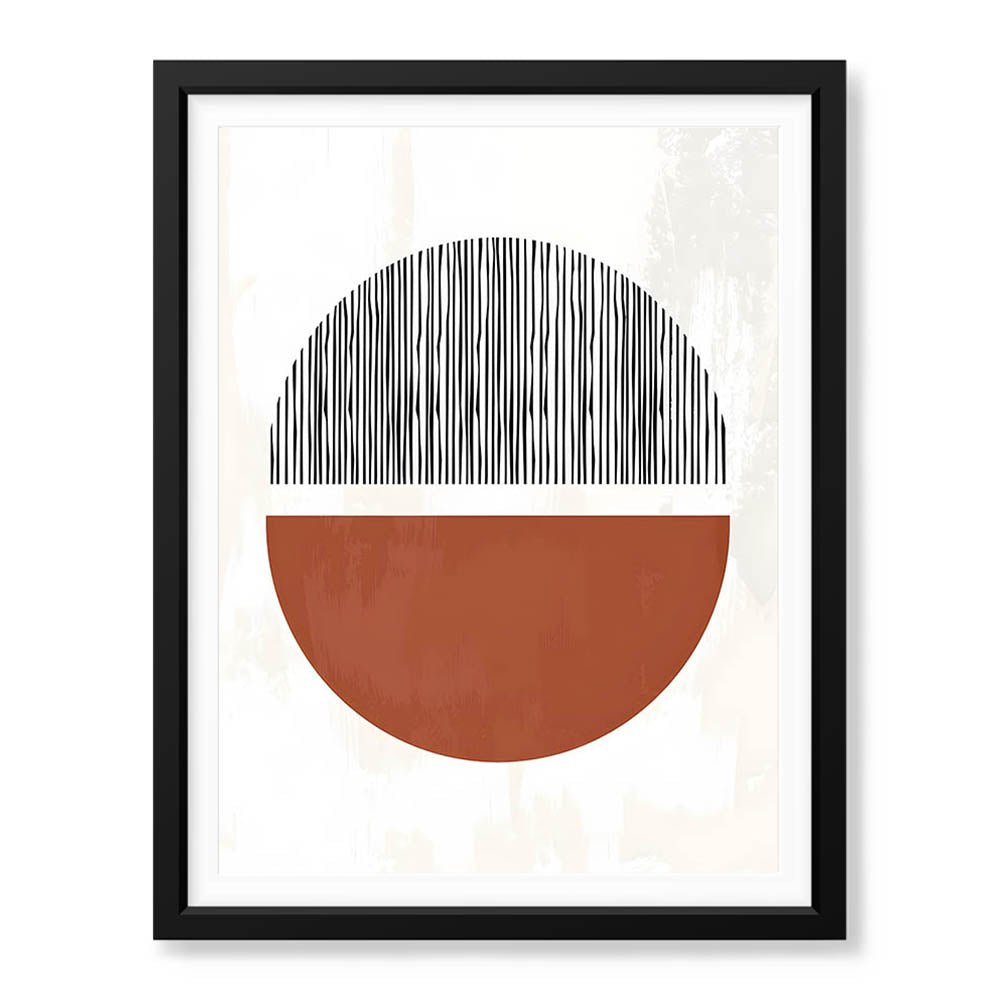 Black & Brown Abstract Art Deign | Abstract Office Artwork #00344 - Prime Décor