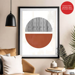 Black & Brown Abstract Art Deign | Abstract Office Artwork #00344 - Prime Décor