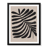 Black & White Abstract Floral Art Deign | Abstract Floral Artwork #00348 - Prime Décor