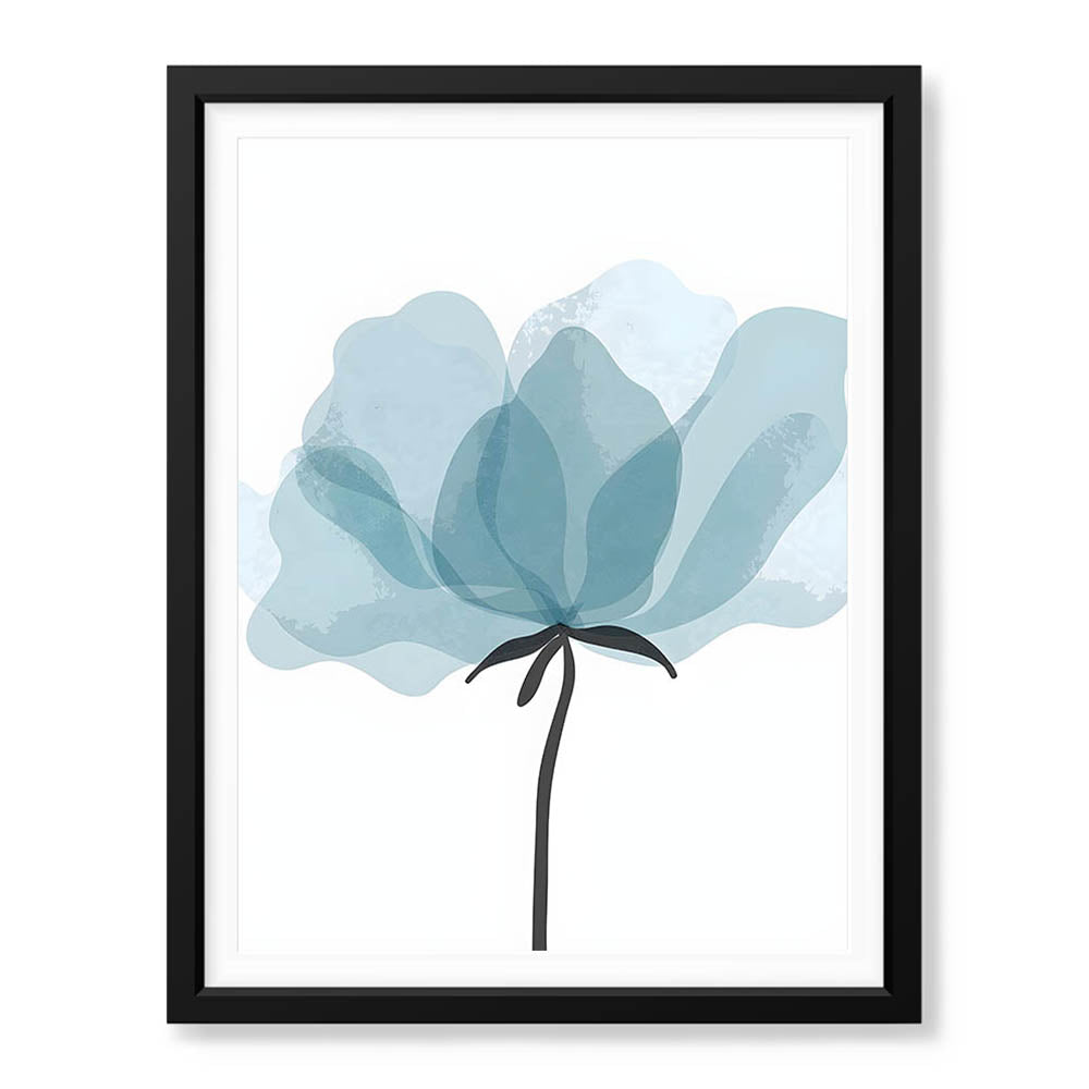 Beautiful Abstract Floral Art Over White Background | Abstract Floral Artwork #00386 - Prime Décor