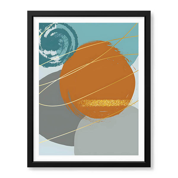 Colorful Abstract Paint Stroke Art Over White Background | Abstract Office Artwork #00397 - Prime Décor