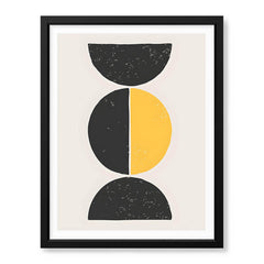 Black & Gold Abstract Art Over White Background | Abstract Office Artwork #00399 - Prime Décor