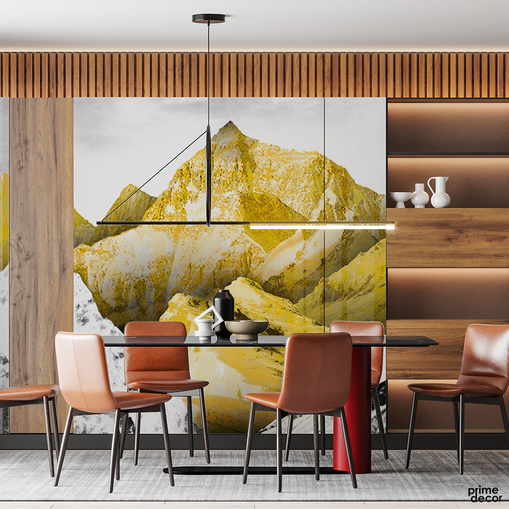 Mountains Artistic Background | Wallpaper Mural - Prime Décor