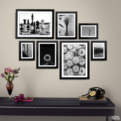 Aesthetic Black & White Vintage Art Collection (7 Panel) Classic Wall Art