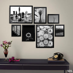 Aesthetic Black & White Vintage Art Collection (7 Panel) Classic Wall Art