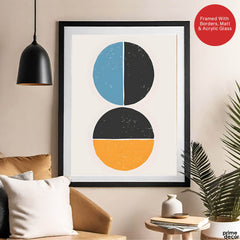 Black & Gold Abstract Art Over White Background | Abstract Office Artwork #00401 - Prime Décor