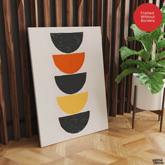 Black & Gold Abstract Art Over White Background | Abstract Office Artwork #00402 - Prime Décor