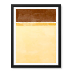 Brown Color Shades Abstract Art Design | Abstract Office Artwork #00403 - Prime Décor