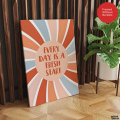 Every Day Is A Fresh Start | Motivational Colorful Office Artwork #0040 - Prime Décor