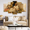 Beautiful Abstract Historical Artwork (5 Panel) Nature Wall Art - Prime Décor
