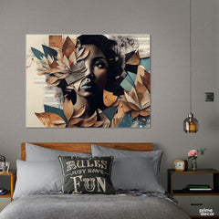 Woman Elegance Antique Artwork (Single Panel) Fashion Wall Art - Prime Décor