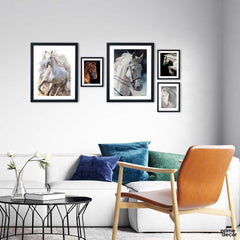 Gorgeous Horses Artwork (6 Panel) Horses Wall Art - Prime Décor