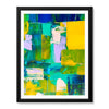Colorful Abstract Art Paint Strokes Over Beautiful Background | Abstract Office Artwork #00467 - Prime Décor