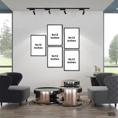 Natherland Tulip Fields (9 Panel) Nature & Motivational Wall Art - Prime Décor