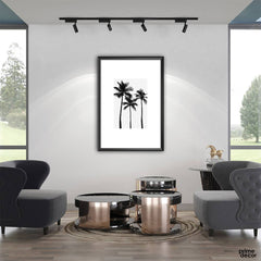 Black Palm Trees | Nature Poster Wall Art - Prime Décor
