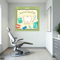 Good Dental Health (Single Panel) Health Care Wall Art