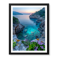 Beautiful View Of Sunrise From A Beautiful Lake | Abstract Nature Artwork #00488
